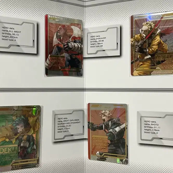 [BUNJANG] My Hero Academia Original Art Exhibition Collection Card Set (Sealed) / 나히아 히로아카 원화전 입장 특전 컬렉션 카드 세트 미개봉