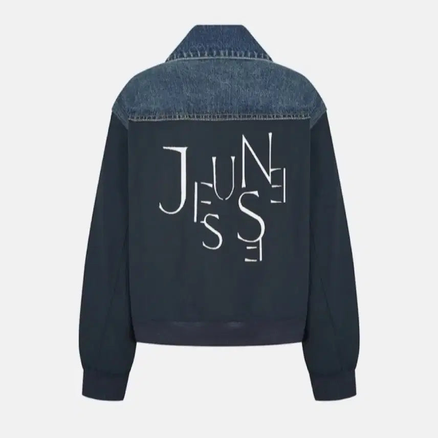[BUNJANG] Nice Clab Woven Patch Denim Jacket / 나이스클랍 우븐 패치 데님 자켓23SS