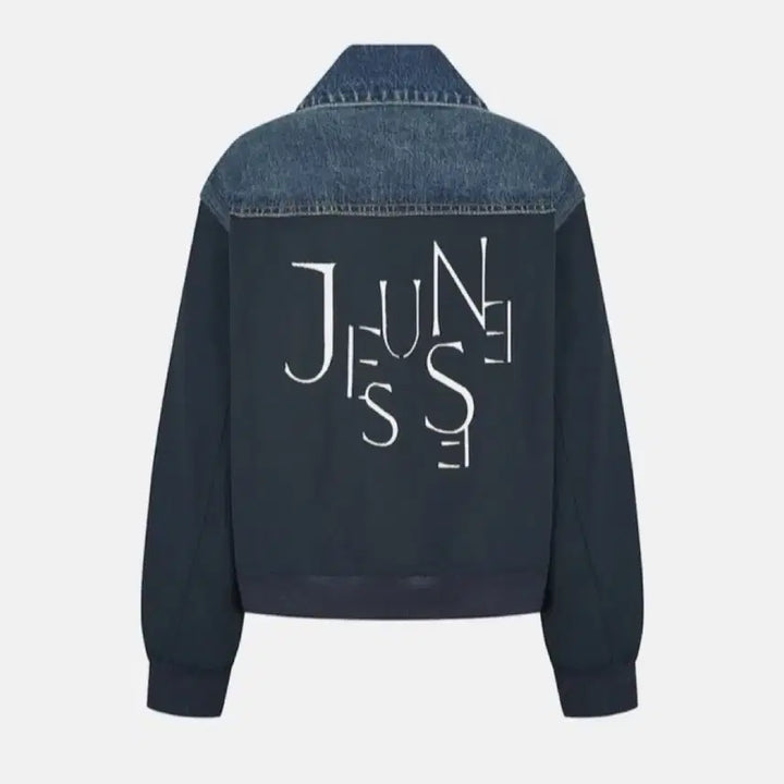 [BUNJANG] Nice Clab Woven Patch Denim Jacket / 나이스클랍 우븐 패치 데님 자켓23SS