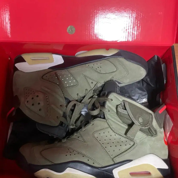 [BUNJANG] Nike Air Jordan 6 Travis Scott Olive / [275] 나이키 조던6 트래비스 스캇 올리브