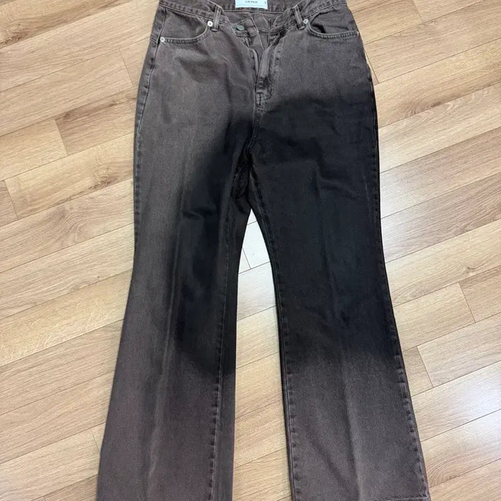 [BUNJANG] Waviness 23FW Ombre Brown Flare Pants / 웨이비니스 엠티 그라데이션 플레어 팬츠 옴브레 브라운 2