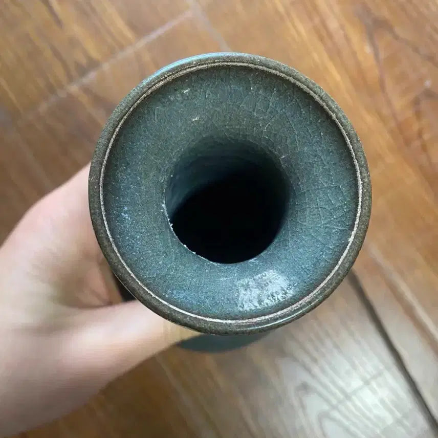 [BUNJANG] Authentic Longquan Celadon Vase - Qing Dynasty / 진품 청나라초기 용천요