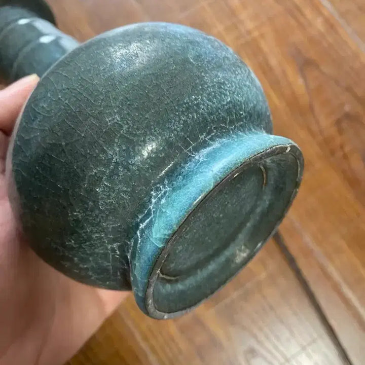 [BUNJANG] Authentic Longquan Celadon Vase - Qing Dynasty / 진품 청나라초기 용천요