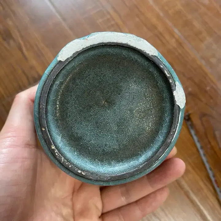 [BUNJANG] Qing Dynasty Longquan Ware Celadon Vase / 진품 청나라초기 용천요