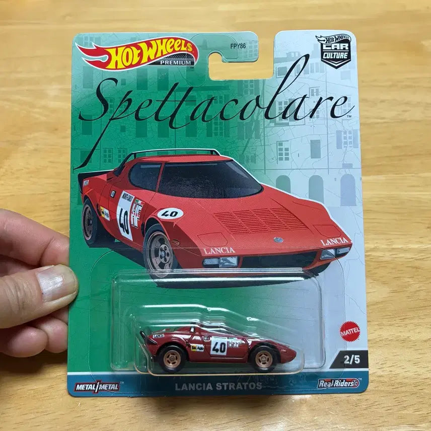 [BUNJANG] Hot Wheels Premium Lancia Stratos Car Culture Diecast Model / 핫휠 프리미엄 란치아 스트라토스 카컬쳐 미니카 다이캐스트