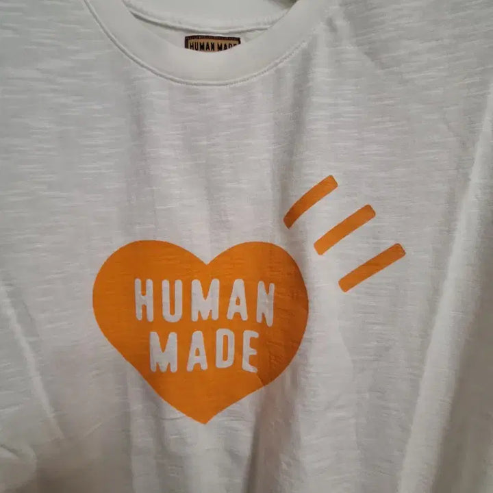 [BUNJANG] Human Made Heart Short Sleeve T-Shirt White 3XL New / 휴먼메이드 하트 반팔 티셔츠 화이트 3XL 새상품 급