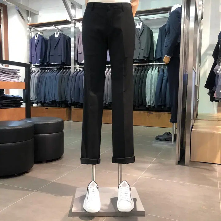 [BUNJANG] And Z Cool Black Summer Slacks (Size 31-32) / 지오지아 And Z / 앤드지 S/S 여름 쿨 블랙 슬랙스 / 31-32