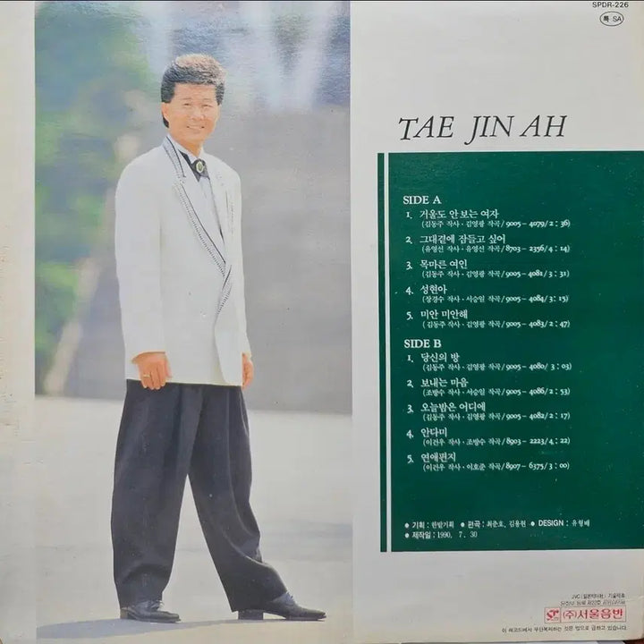 [BUNJANG] Tae Jin Ah 3rd Album LP / 태진아 3집 LP