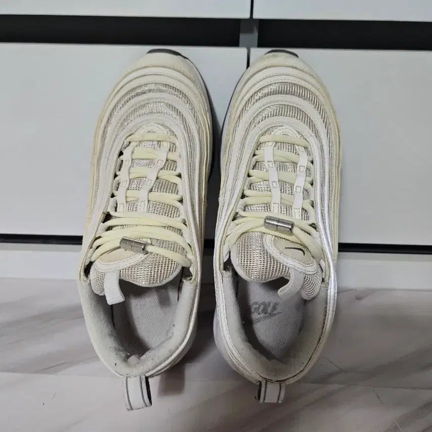 [BUNJANG] Nike Air Max 97 White Sneakers 235 / 나이키 에어맥스 97 화이트 운동화 235