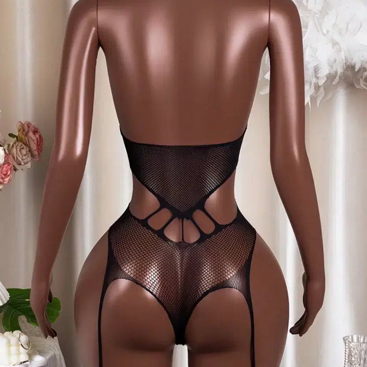 [BUNJANG] Hollow Out Teddy Bodysuit / 할로우 아웃 테디 바디수트
