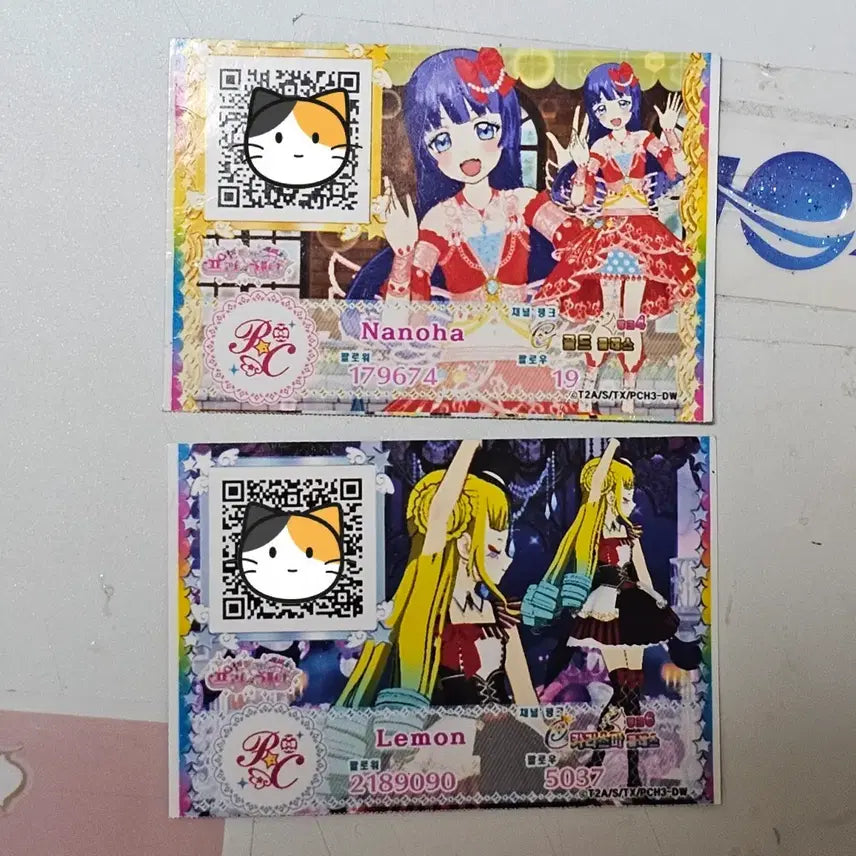 [BUNJANG] Shiny PriChan Nanoha &amp; Lemon Follow Ticket / 반짝이는 프리채널 팔로우티켓