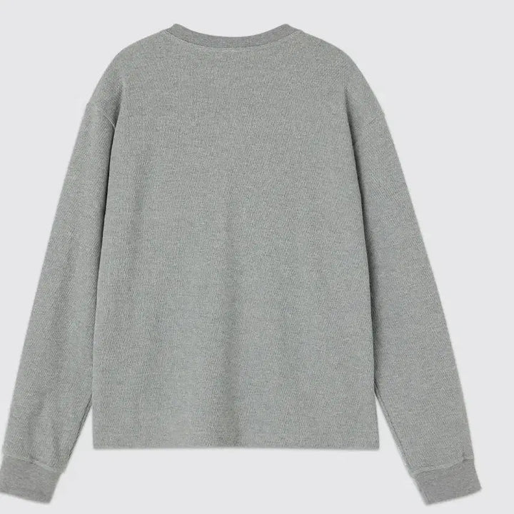 [BUNJANG] Lehab Tokyo Waffle Henry Neck T-shirt Grey XL / 르아브 도쿄 와플 헨리넥 그레이 XL