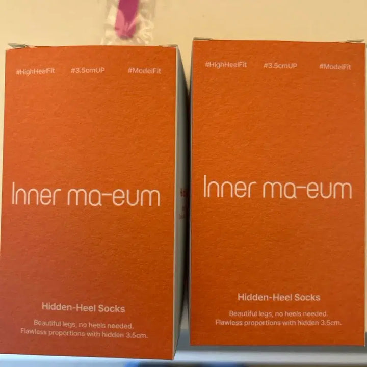 [BUNJANG] Inner Mind Hidden Heel Socks 3.5cm (2 Pairs) / 이너마음 히든힐 삭스 3.5cm 두 켤레