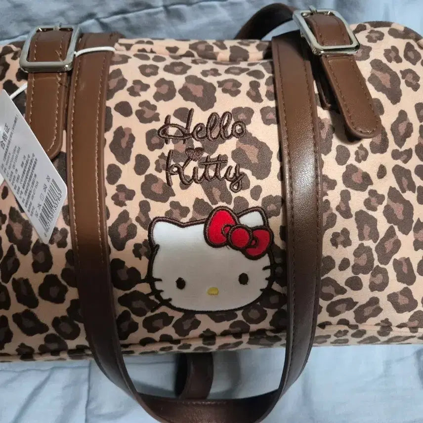[BUNJANG] Hello Kitty Leopard Shoulder Bag / 새상품)헬로키티 레오파드 숄더백 가방