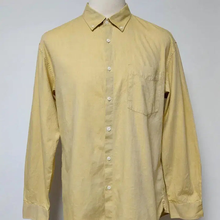 [BUNJANG] Ziozia Cotton Shirt Mustard Yellow (110) / 지오송지오 면 남방 셔츠 (110)