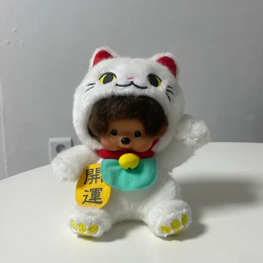 [BUNJANG] Monchhichi Maneki Neko Figure / 몬치치 마네키네코