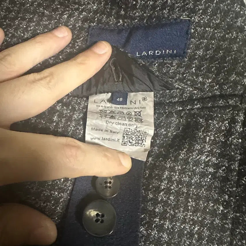 [BUNJANG] LARDINI Double-Breasted Blazer Jacket Brown / 라르디니 / 더블 브레스티드 블레이져 자켓 브라운 / 48