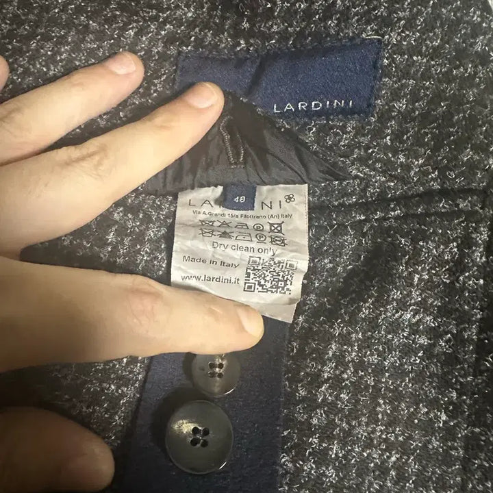 [BUNJANG] LARDINI Double-Breasted Blazer Jacket Brown / 라르디니 / 더블 브레스티드 블레이져 자켓 브라운 / 48