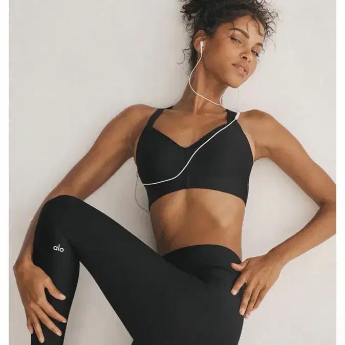 [BUNJANG] Alo Airift 7/8 Leggings - Medium / 알로 에어리프트 레깅스 블랙