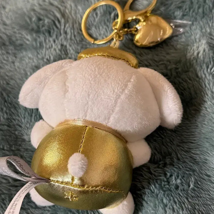 [BUNJANG] Sanrio Pompompurin &amp; Cinnamoroll Plush Keychain Set / 택있는새제품 산리오 폼폼푸린, 시나모롤 인형 키링