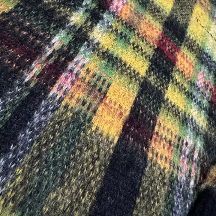 [BUNJANG] Supreme Mohair Check Knit Sweater / 슈프림 모헤어 체크 니트