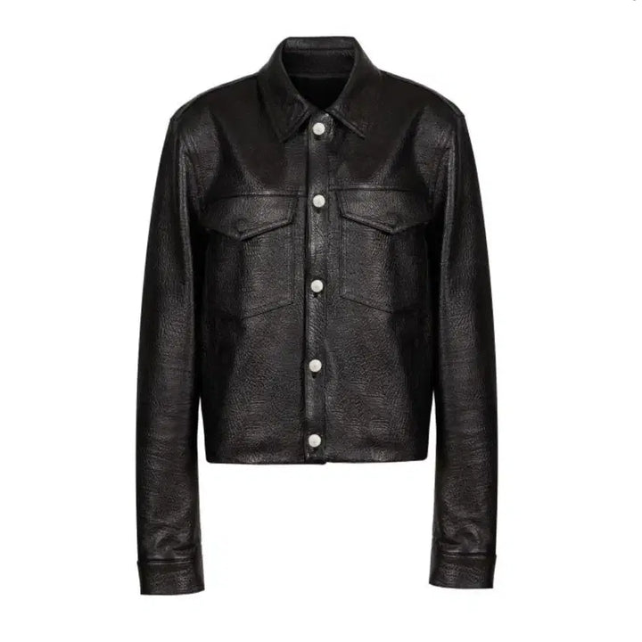 [BUNJANG] Runekev Sheepskin Leather Jacket / 룬케이브 레더 자켓