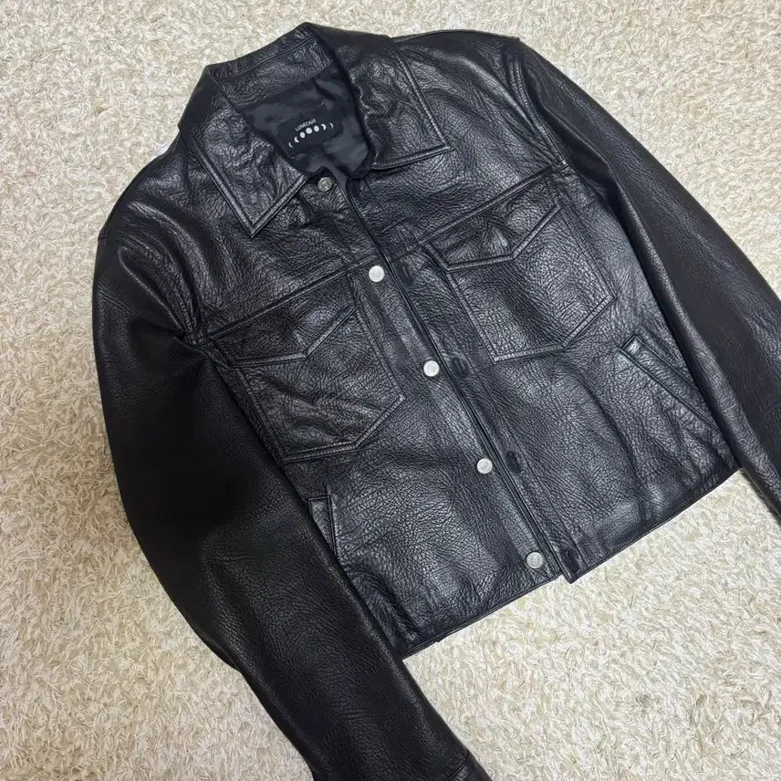 [BUNJANG] Runekev Sheepskin Leather Jacket / 룬케이브 레더 자켓