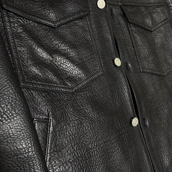 [BUNJANG] Runekev Sheepskin Leather Jacket / 룬케이브 레더 자켓