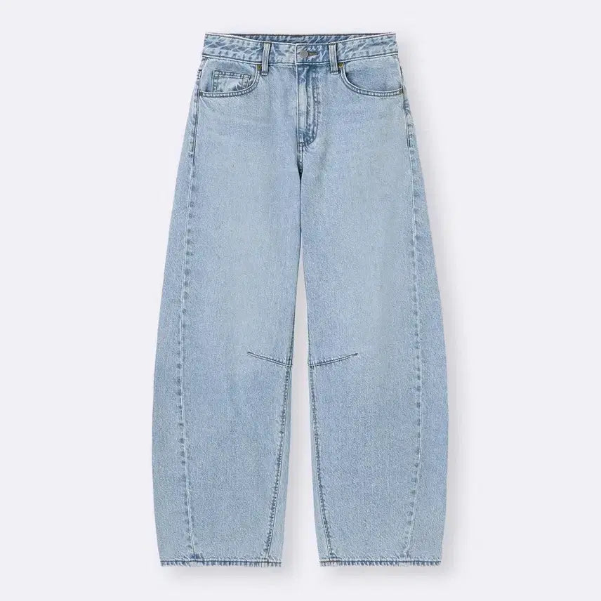 [BUNJANG] GU Barrel Leg Jeans Women&
