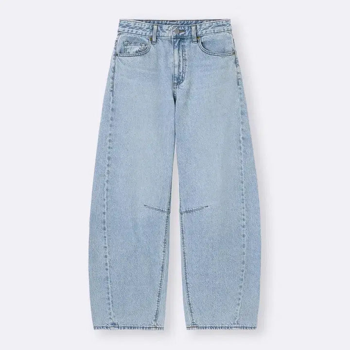 [BUNJANG] GU Barrel Leg Jeans Women&