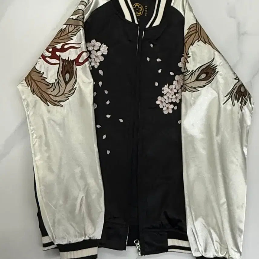 [BUNJANG] Rogues Phoenix Embroidered Sukajan Jacket / rogues 봉황 자수 스카쟌