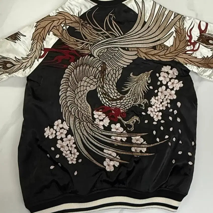 [BUNJANG] Rogues Phoenix Embroidered Sukajan Jacket / rogues 봉황 자수 스카쟌