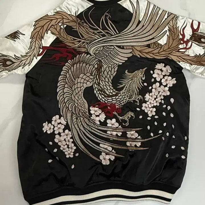 [BUNJANG] Rogues Phoenix Embroidered Sukajan Jacket / rogues 봉황 자수 스카쟌