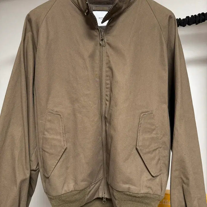 [BUNJANG] Outstanding Harrington Jacket Brown New / [L] 아웃스탠딩 헤링턴 자켓 브라운 새상품