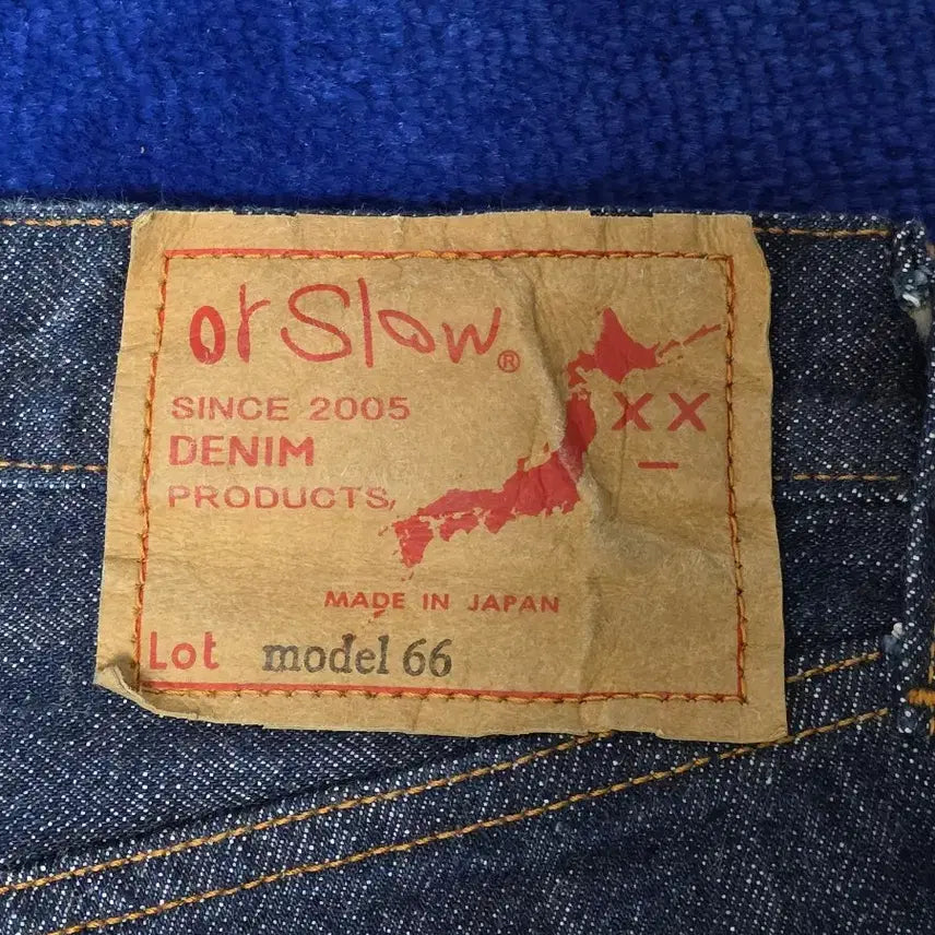 [BUNJANG] OrSlow 66 Model Standard Denim Jeans / 오어슬로우 66모델 스탠다드 데님 원워시 4사이즈