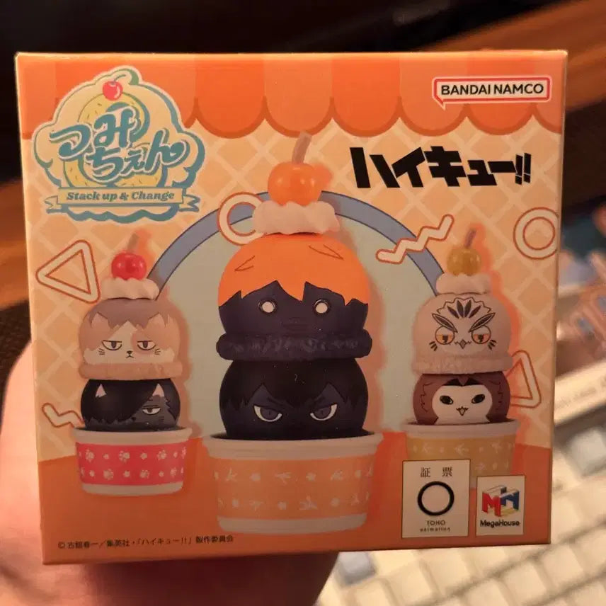 [BUNJANG] Haikyuu!! Tsum Tsum Ice Cream Scoop Gacha Figures - Miya Twins (Sealed) / 미개봉 하이큐 츠미첸 아이스크림 스쿱 이나리자키 미야 형제 가챠 판매
