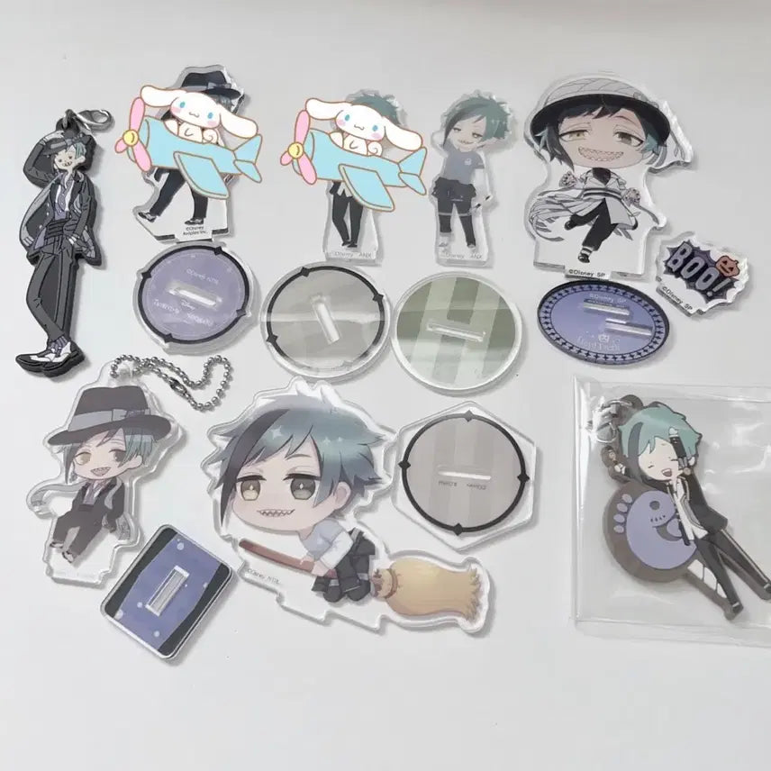 [BUNJANG] Twisted Wonderland Floyd Leech Acrylic Stand and Rubber Strap Bundle / 트위스티드 원더랜드 트위스테 플로이드 리치 아크릴 스탠드 러버스트랩 일괄
