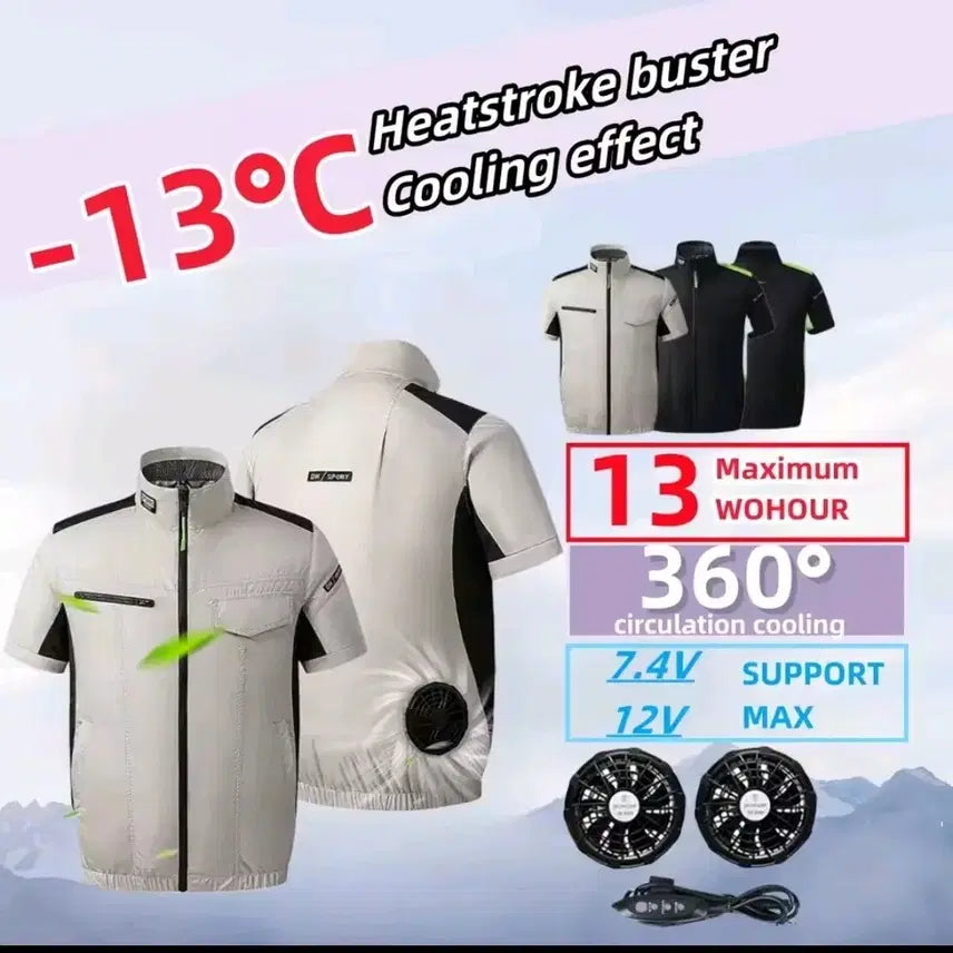 [BUNJANG] Air Cooling Fan Jacket (New) / 에어 쿨링 선풍기 자켓 새상품