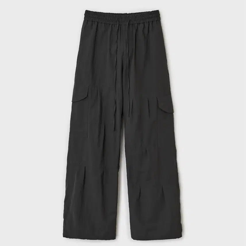 [BUNJANG] My Library Velly Drizzle Cargo Pants Khaki Grey S / 마이라이브러리 벨리에 드리즐 카고 팬츠 카키 그레이 S