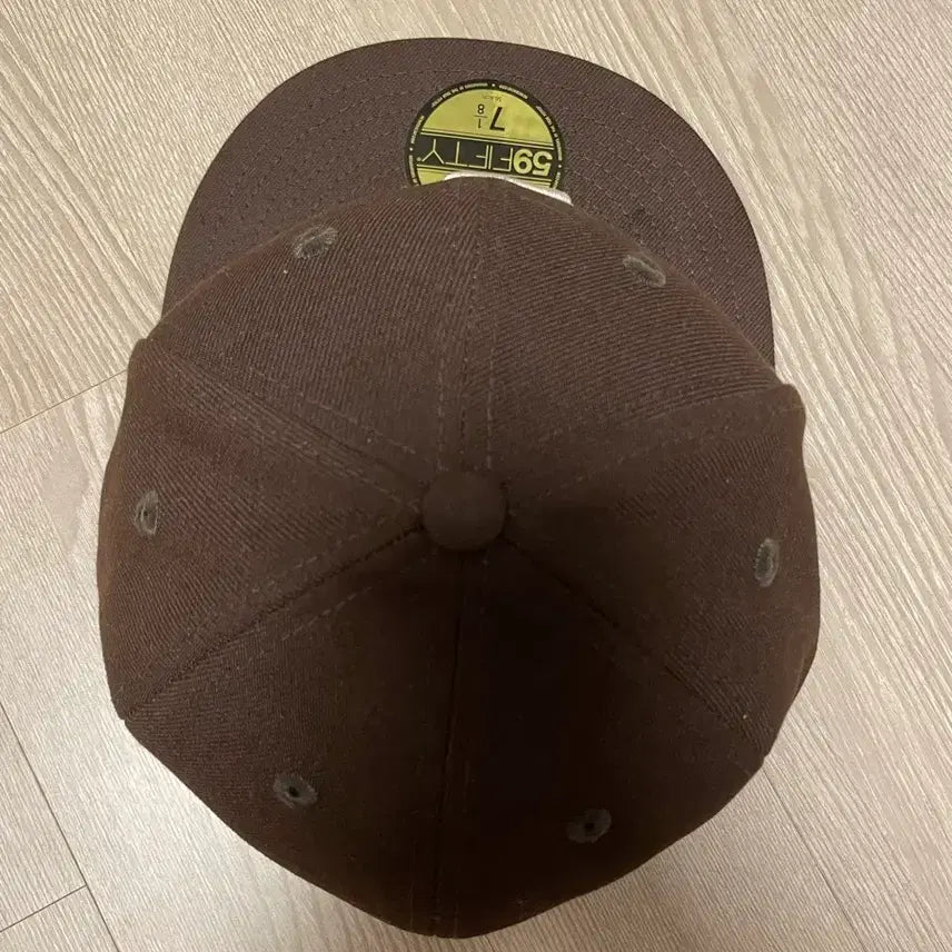 [BUNJANG] New Era MLB Authentic San Diego Padres 7 1/8 Brown Ball Cap / 뉴에라 7 1/8 MLB 어센틱 샌디에이고 파드리스 브라운 / 볼캡