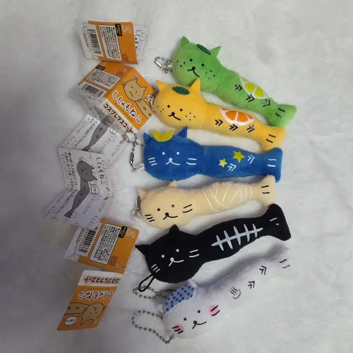 [BUNJANG] Shishamo Cat Yukio Cat Doll Keychain 6 Types / 시샤모네코 고양이 유키오 인형키링 새상품 6종