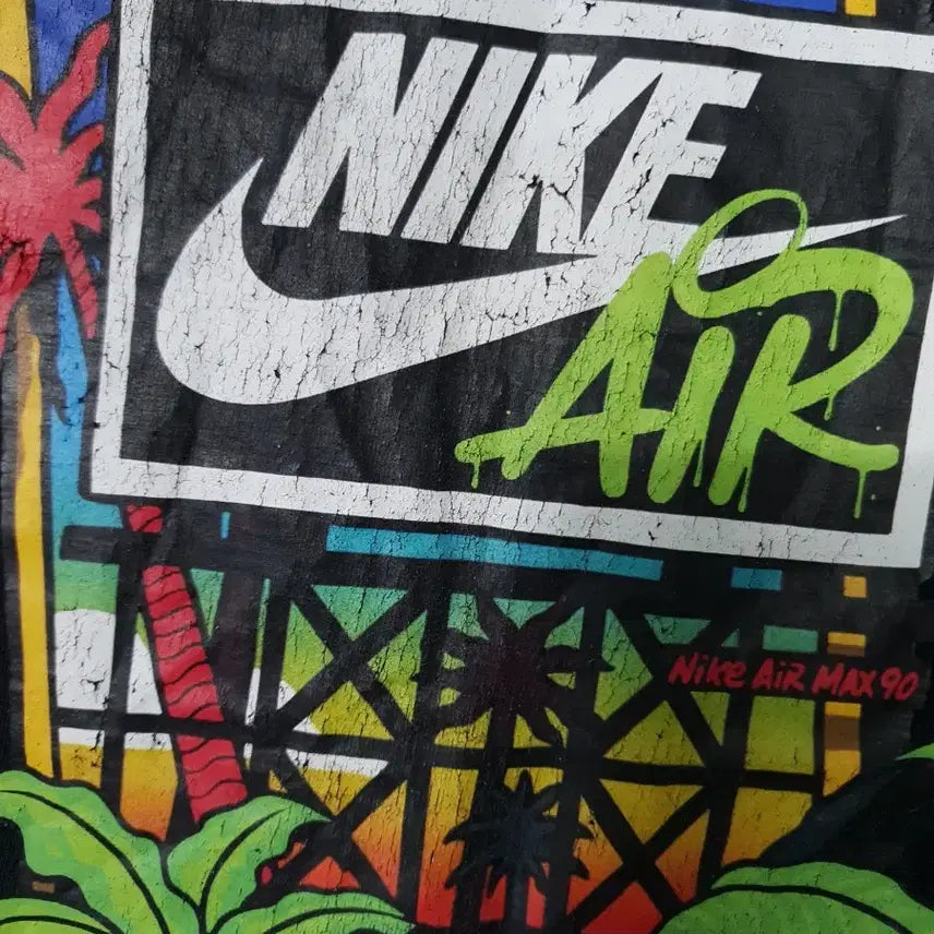 [BUNJANG] Nike Air Black Short Sleeve T-Shirt / 나이키 에어 블랙 반팔 티셔츠 ㅡ0264