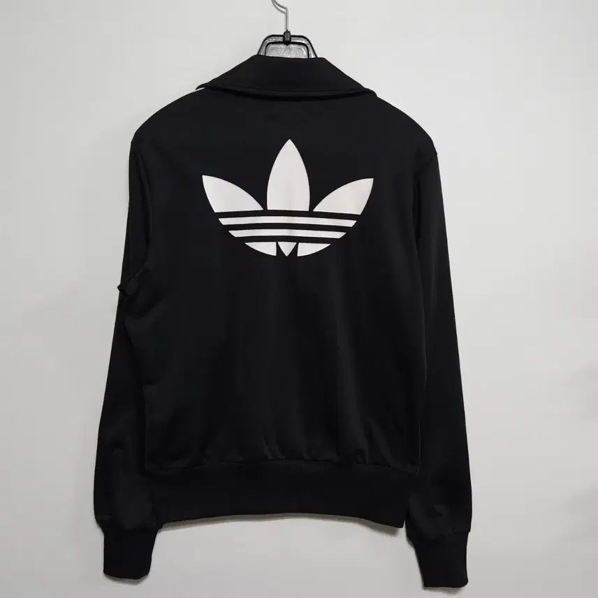 [BUNJANG] Adidas Originals Trefoil Three-Stripe Track Top Jacket Black / 아디다스 오리지널 트레포일 삼선 트랙탑 집업 블랙 / adidas Ori