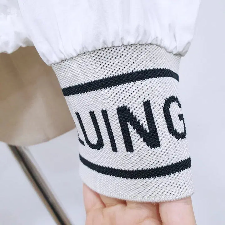 [BUNJANG] Vov Jacquard Detail String Blouse / vov 보브 니트 자카드 디테일 스트링 블라우스