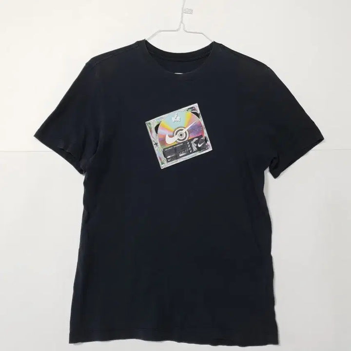 [BUNJANG] Nike CD Printed Black T-Shirt / 나이키 CD 프린팅 블랙 반팔 티셔츠 ㅡ0263