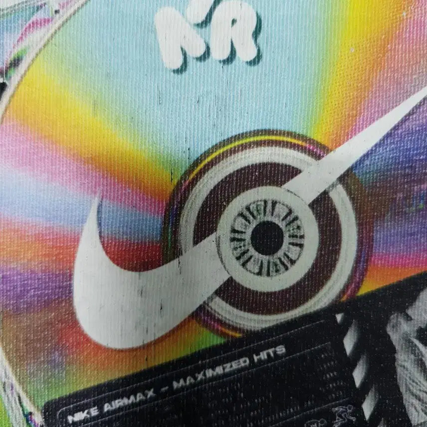 [BUNJANG] Nike CD Printed Black T-Shirt / 나이키 CD 프린팅 블랙 반팔 티셔츠 ㅡ0263
