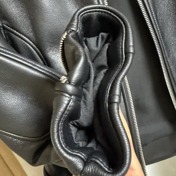 [BUNJANG] ZARA Faux Leather Jacket / 자라 페이크 레더자켓 가죽자켓 라이더자켓