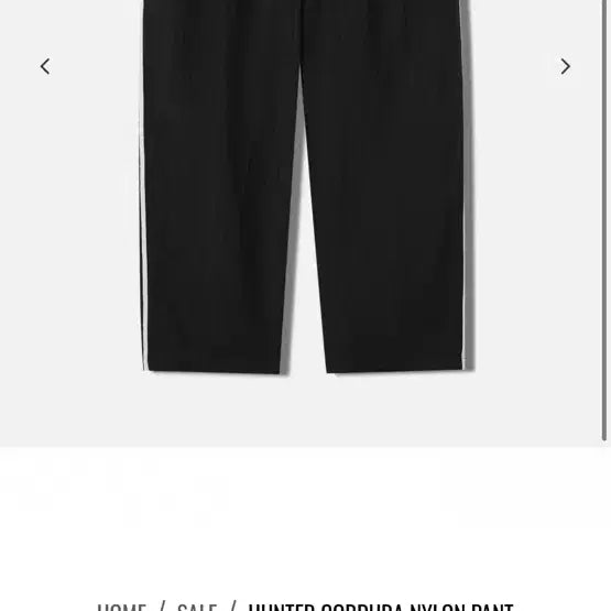 [BUNJANG] Staple Black Track Pants / Staple 스테이플 블랙 트랙 팬츠