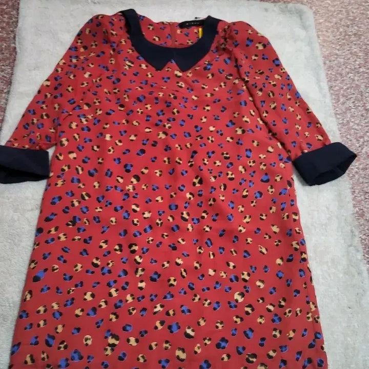 [BUNJANG] Kiena Leopard Pattern Midi Dress / 키에나 레오파드 패턴 원피스
