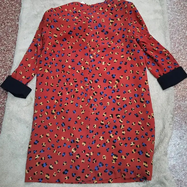 [BUNJANG] Kiena Leopard Pattern Midi Dress / 키에나 레오파드 패턴 원피스